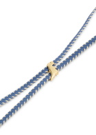 Aliita Dino Cowboy Cord Wrap Necklace - Blue - One Size