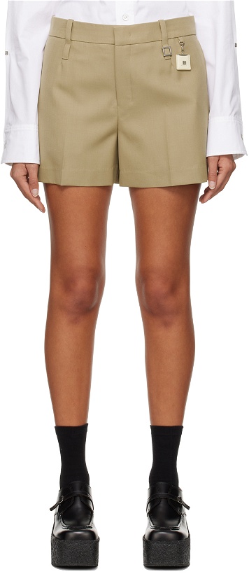 Photo: Wooyoungmi Beige Creased Shorts