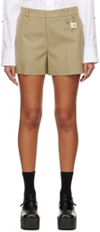 Wooyoungmi Beige Creased Shorts