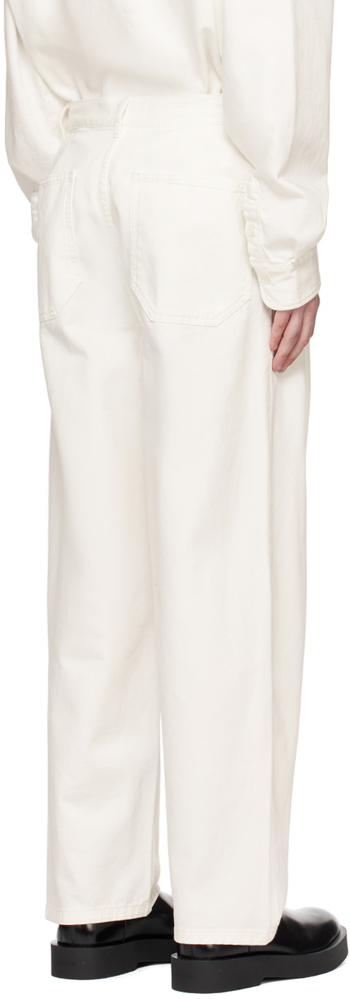 The Frankie Shop White Drew Jeans