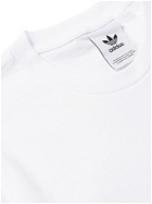 ADIDAS ORIGINALS - Logo-Print Cotton-Jersey T-Shirt - White