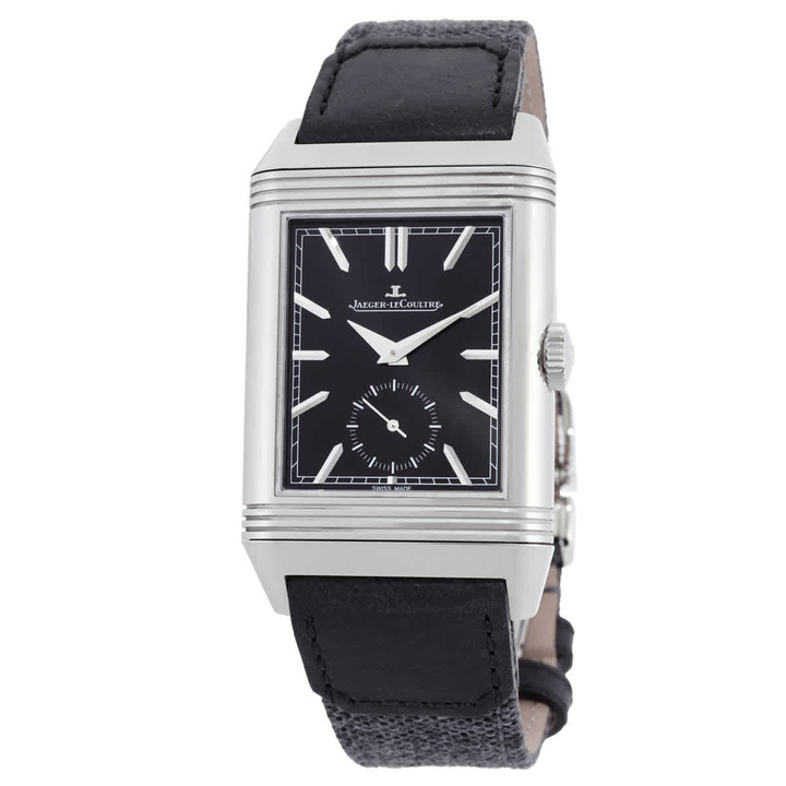 Photo: Jaeger LeCoultre Reverso Tribute Duoface Hand Wind Day-Night Mens Watch Q398847J
