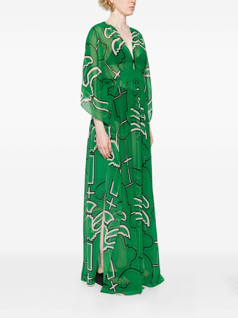 Johanna Ortiz Green Secret Garden Dress Johanna Ortiz Johanna Ortiz Green Secret Garden Dress Johanna Ortiz