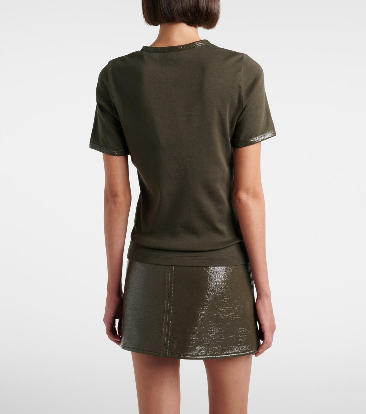 Courrèges Logo cotton-blend T-shirt