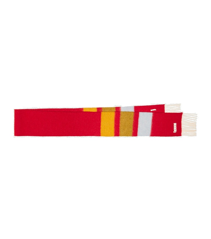 Photo: Marni - Striped wool-blend scarf