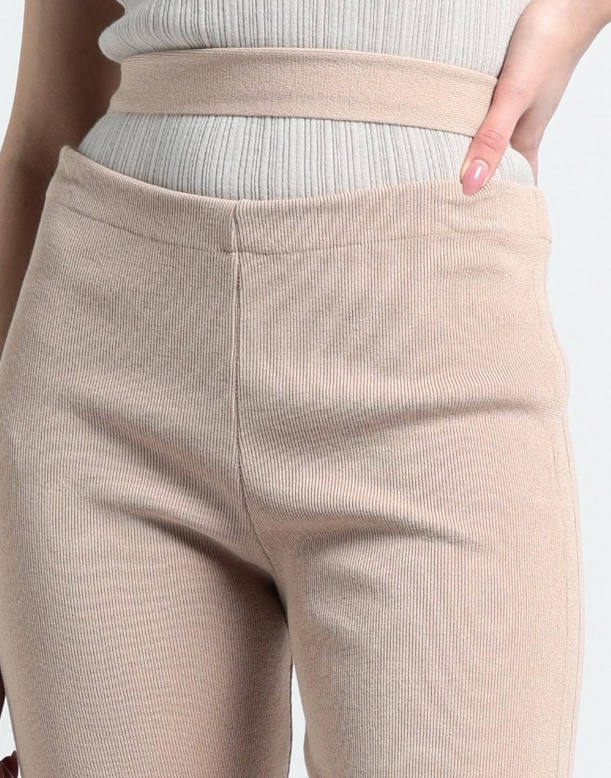 Andreādamo Womens Pants in Beige