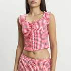Many Many Clothes Women's The Bonnie Corset in Red