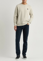 Belstaff Logo Cotton Sweatshirt Beige