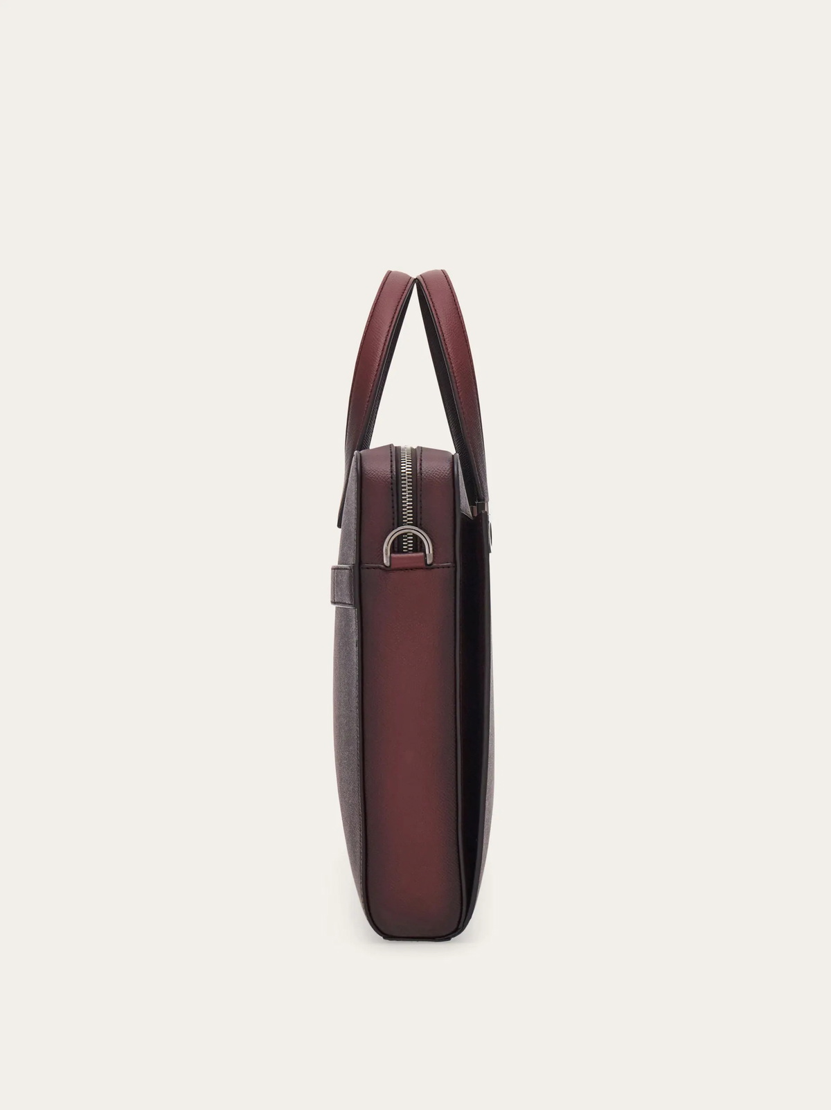Ferragamo Mens Gancini briefcase in Red