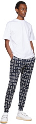 Études Navy Tempera Stencil Lounge Pants