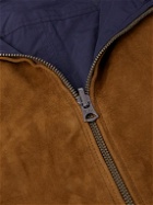 Polo Ralph Lauren - Reversible Suede and Taffeta Hooded Jacket - Brown