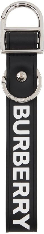 Photo: Burberry Black Embossed Keychain