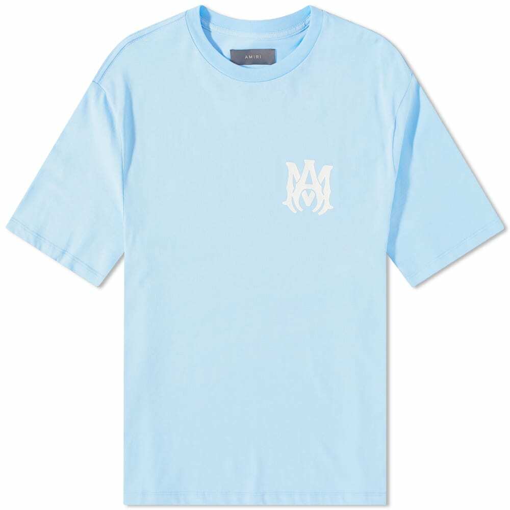 AMIRI Men's MA Logo T-Shirt in Carolina Blue Amiri