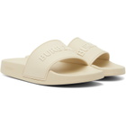Burberry Off-White Logo Slides