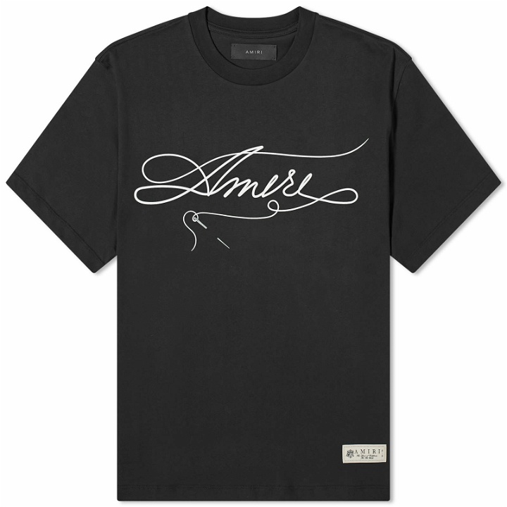 Photo: AMIRI Men's Stitch T-Shirt in Black