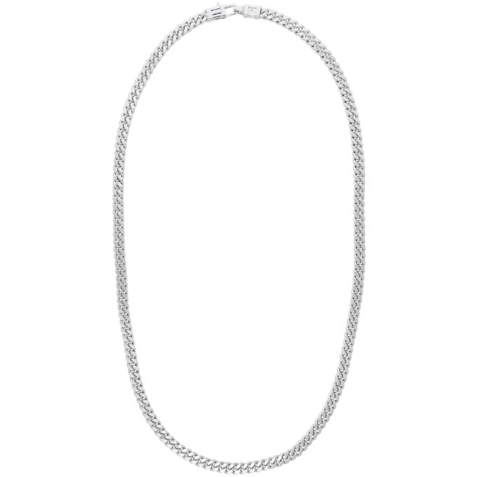 Photo: Tom Wood Silver Curb Chain L Necklace