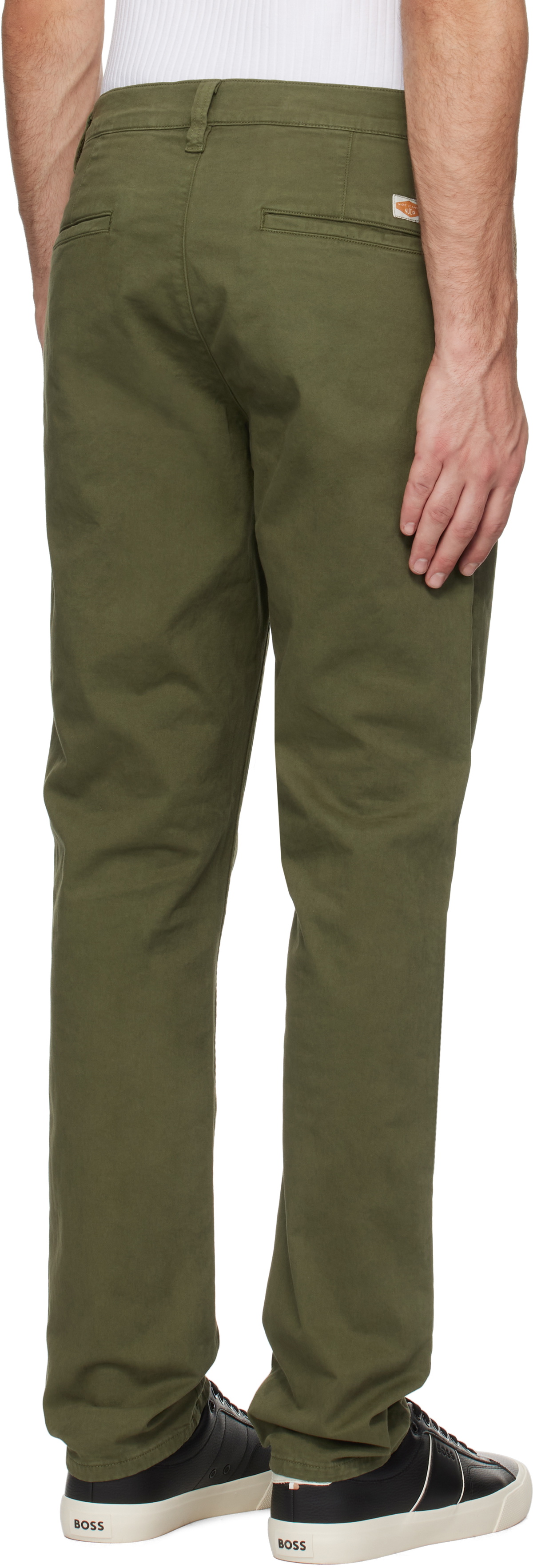 Nudie Jeans Green Easy Alvin Trousers