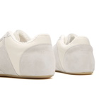 MM6 Maison Margiela Men's Leather Ergomonic Sneaker in White