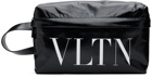 Valentino Garavani Black 'VLTN' Washbag Pouch