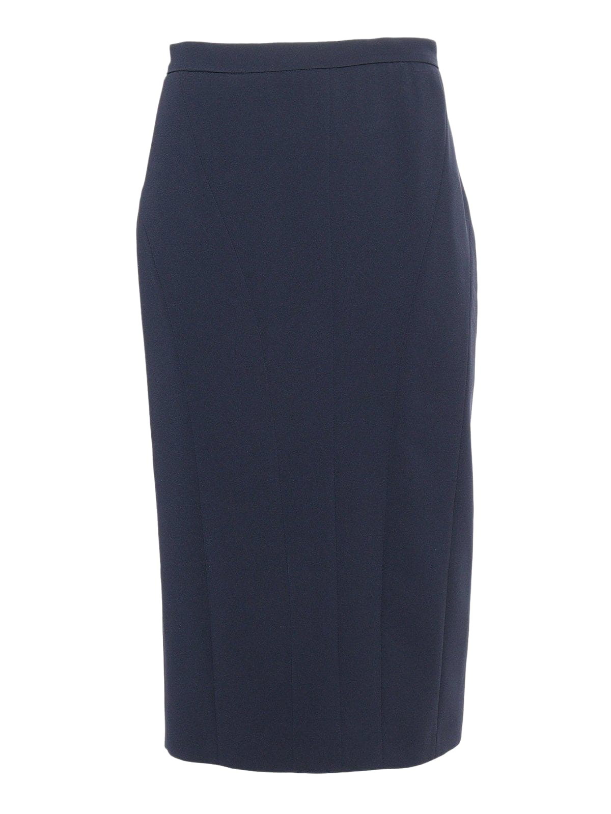 Max Mara Studio White Triacetate Blend Pagine Mini Skirt Max