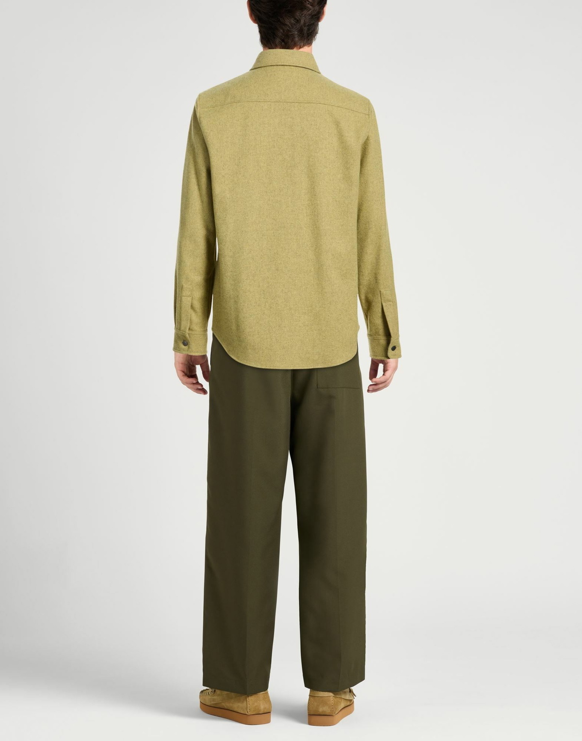 Woolrich Mens Shirt in Sage green