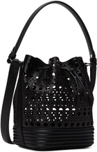 ALAÏA Black La Seau Openwork Shoulder Bag