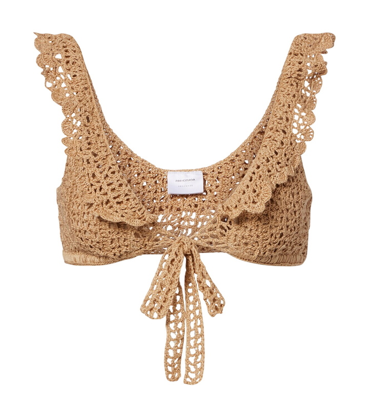 Photo: Anna Kosturova Brigitte crochet cotton bra top