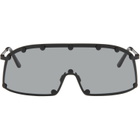 Rick Owens Black Shielding Sunglasses