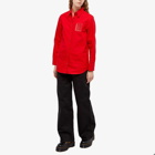 Raf Simons Women's Straight Fit Denim Shirt in Red