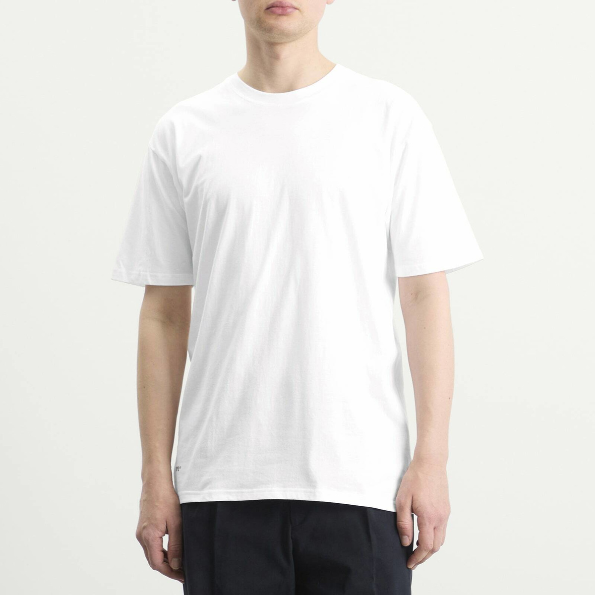 WTAPS Men's Skivvies 3-Pack T-Shirt in White