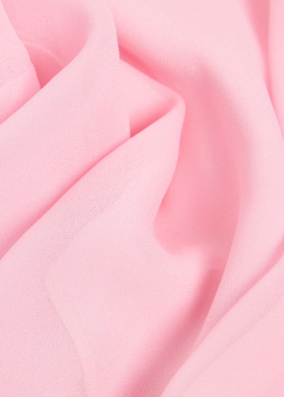 Bec & Bridge Tallis Asymmetric Chiffon Midi Dress Pink