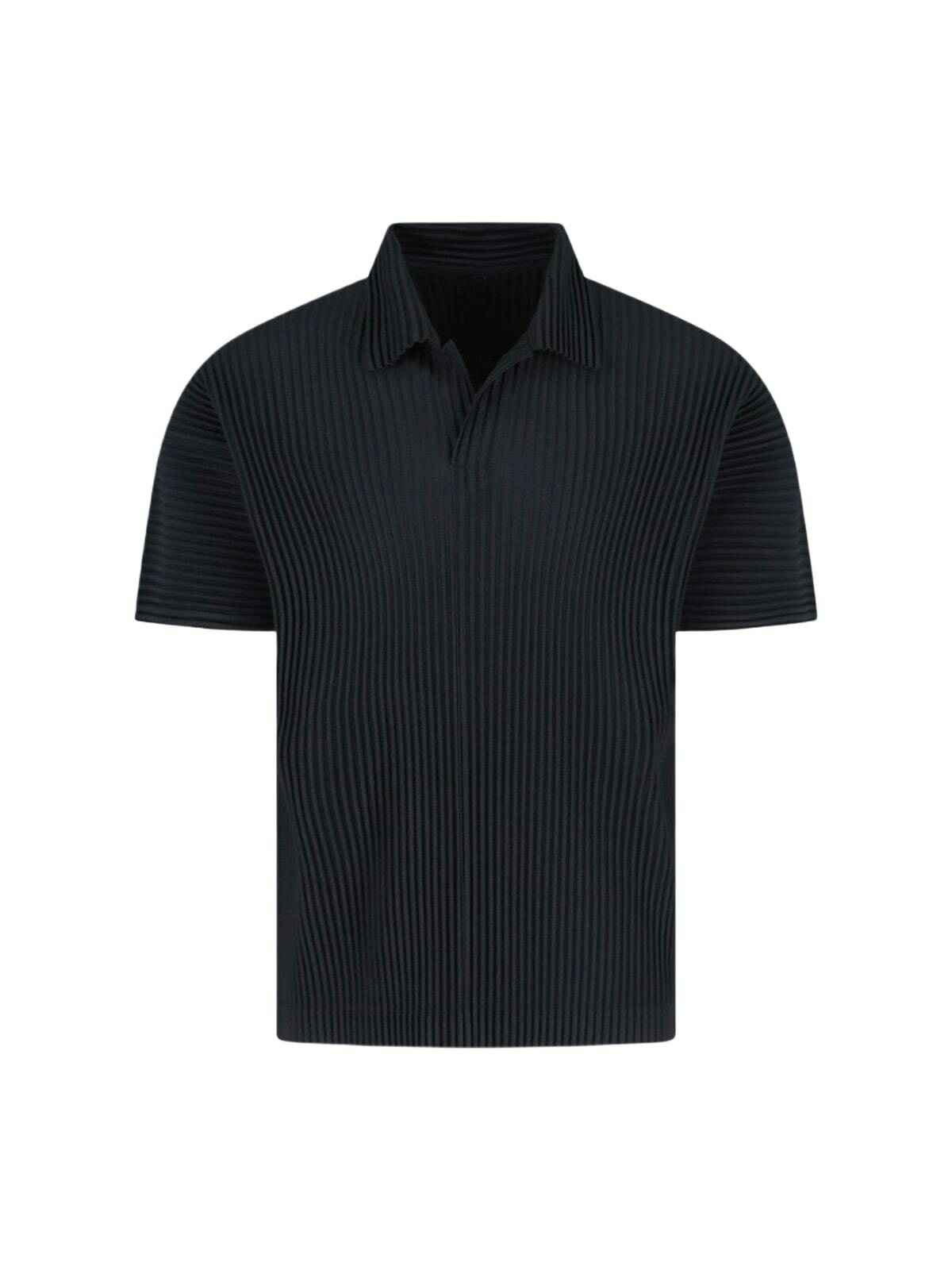Homme Plissé Issey Miyake Men's Pleated Vacation Shirt in