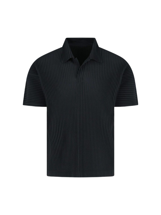 Photo: Homme Plissé Issey Miyake Pleated Polo Shirt