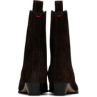 Aeyde Brown Kiki Suede Chelsea Boots