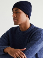 Mr P. - Ribbed Cashmere Beanie