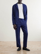Frescobol Carioca - Straight-Leg Cotton Suit Trousers - Blue