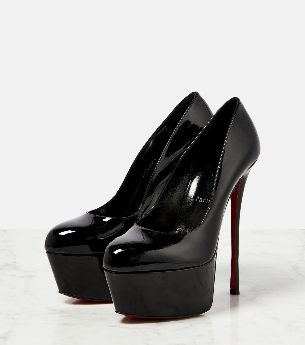 Christian Louboutin - Dolly Alta 160 leather platform pumps