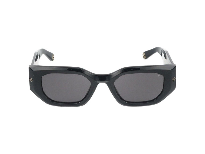 Photo: Philipp Plein Geometric Frame Sunglasses Sunglasses
