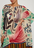Etro Printed Fringed Sheer Seersucker Cover-up - Multicoloured - One Size