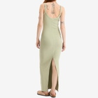 Represent Women's Initial Baby Rib Maxi Dress in Desert Sage