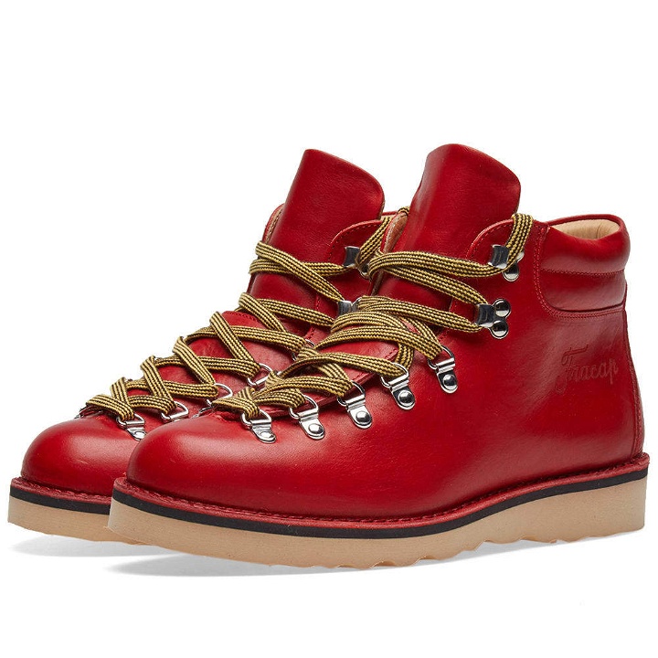 Photo: Fracap M120 Natural Vibram Sole Scarponcino Boot Red
