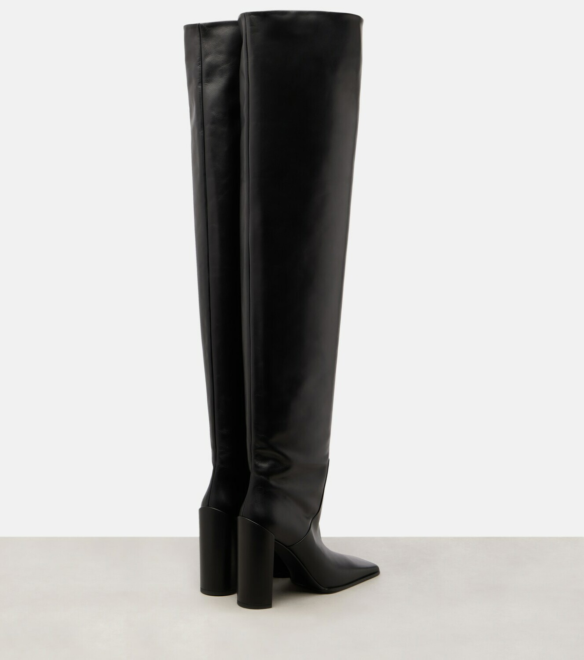 Alaïa 90 leather over-the-knee boots