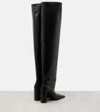 Alaïa 90 leather over-the-knee boots
