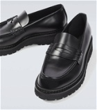 Giorgio Armani Leather penny loafers