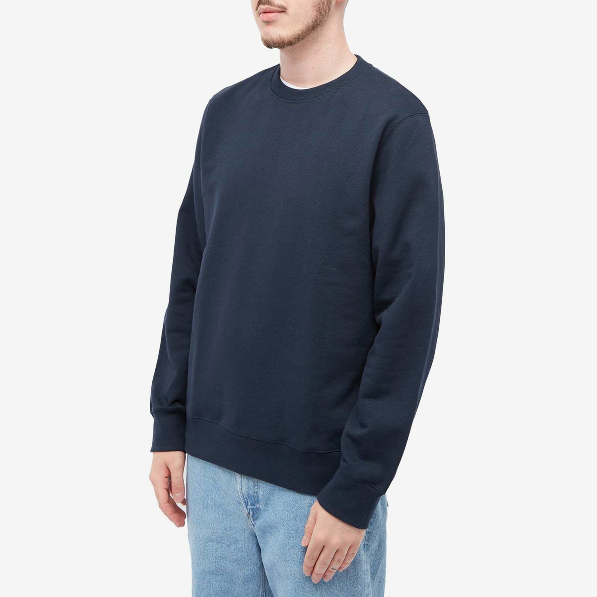 Wood Wood Men's Hugh Crew Sweat in Navy