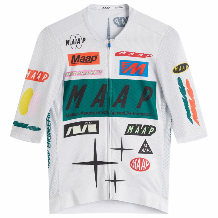 Photo: MAAP Men's Drome Pro Air Jersey 3.0 in Icicle