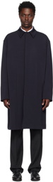 The Row Navy Dennis Coat