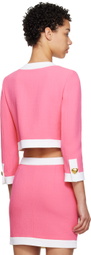 Moschino Pink Heart Buttons Jacket