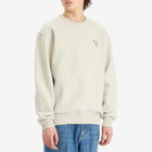 Foret Men's Noon Element Crew Sweatshirt in Snow Melange