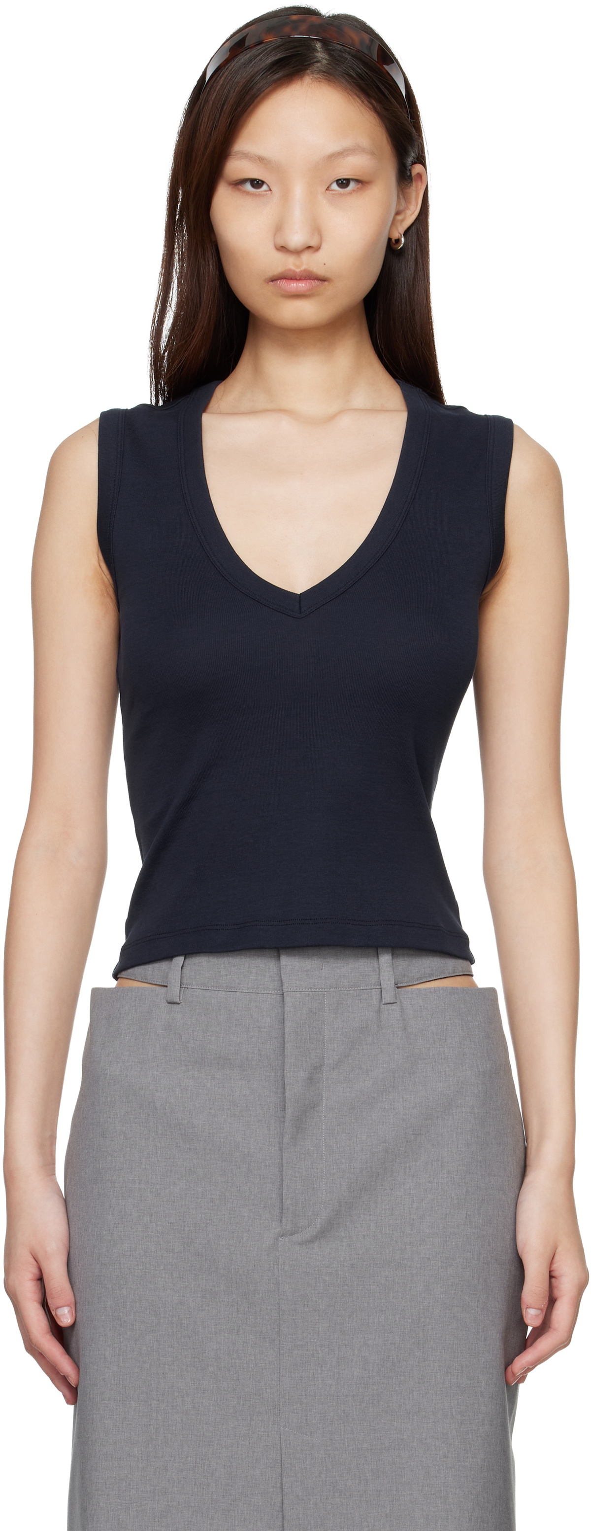 FLORE FLORE Brown Dewi Tank Top FLORE FLORE